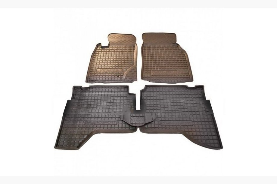 Mitsubishi Pajero Sport 1996–2007 Gummimattor med hög kant (Autogumm) Image