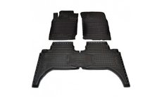 Mitsubishi L200 2006–2015 Gummimattor med kant 2013+ Long база (Autogumm) foto 1