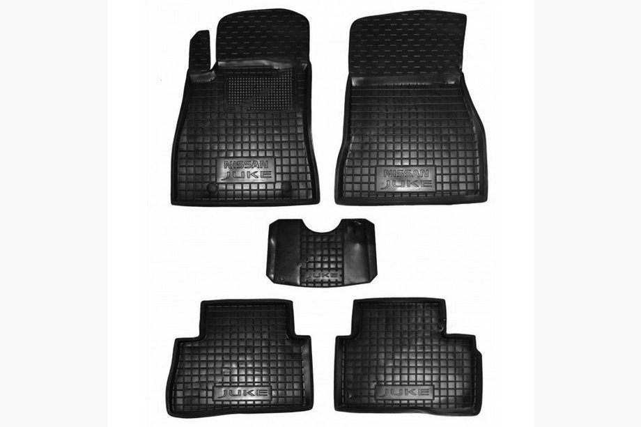 Nissan Juke 2010–2019 Gummimattor med hög kant (Autogumm) Image
