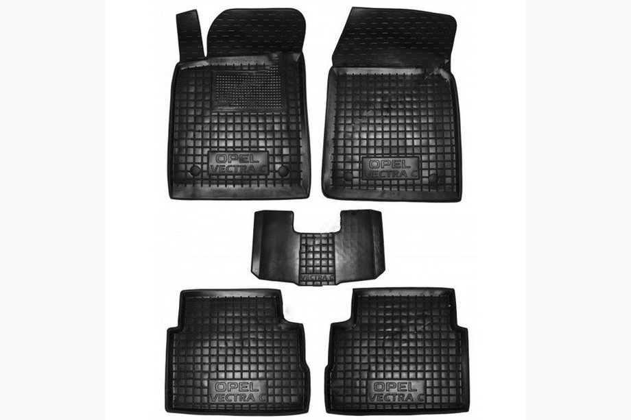 Opel Vectra C 2002–2008 Gummimattor med hög kant (Autogumm) Image