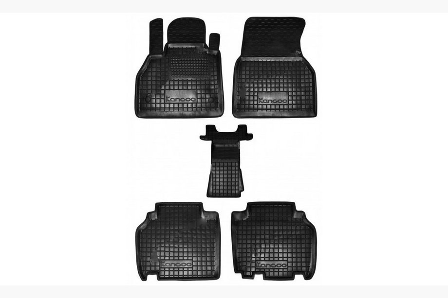 Renault Kangoo 2008–2020 Gummimattor med hög kant (Autogumm) Image