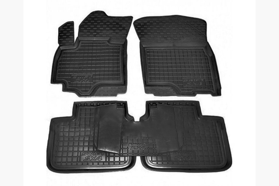 Suzuki SX4 2006–2013 Gummimattor med hög kant (Autogumm) Image