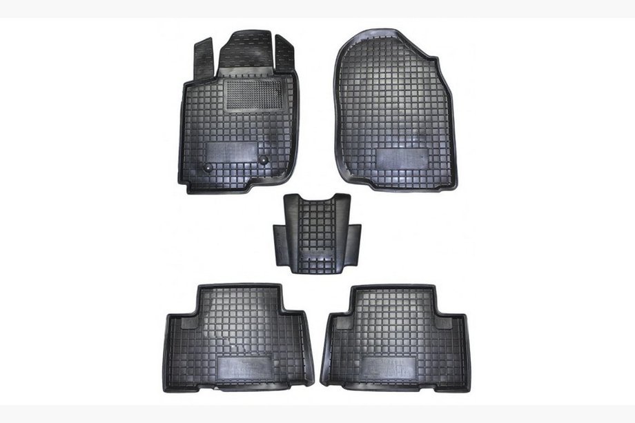 Toyota Rav 4 2006–2013 Gummimattor med hög kant (Autogumm) Image