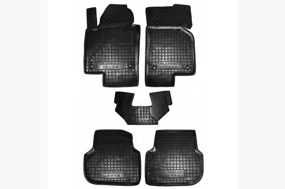 Volkswagen Jetta 2011–2018 Gummimattor med hög kant (Autogumm) Image