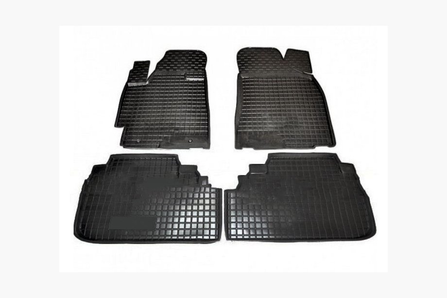 Toyota Highlander 2008–2013 Gummimattor med hög kant (Autogumm) Image