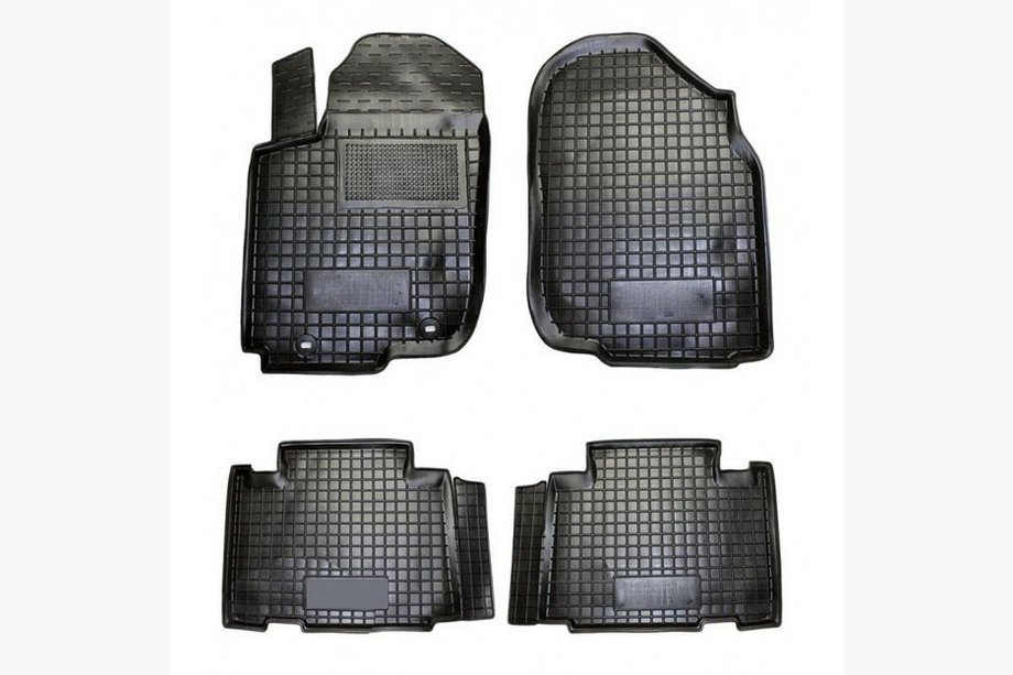 Toyota Rav 4 2013–2018 Gummimattor med hög kant (Autogumm) Image