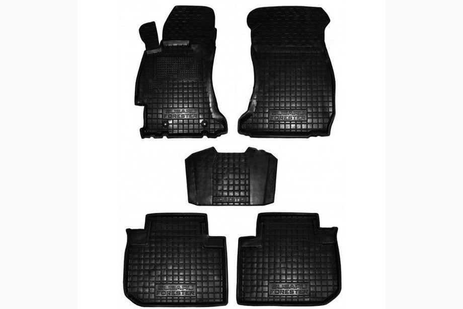Subaru Forester 2013–2018 Gummimattor med hög kant (Autogumm) Image