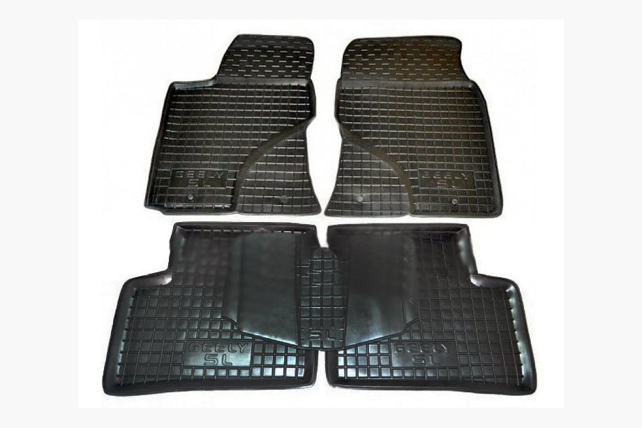 Geely SL 2011– Gummimattor med hög kant (Autogumm) Image