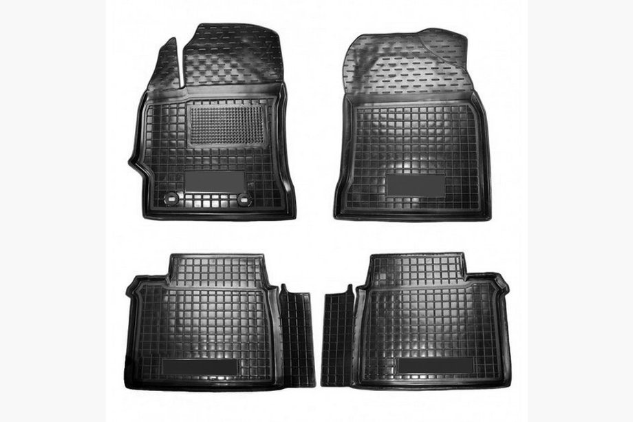 Toyota Corolla 2013–2019 Gummimattor med hög kant (Autogumm) Image