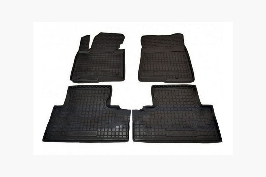 Kia Carens 2012– Gummimattor med hög kant, 5-sits (Autogumm) Image