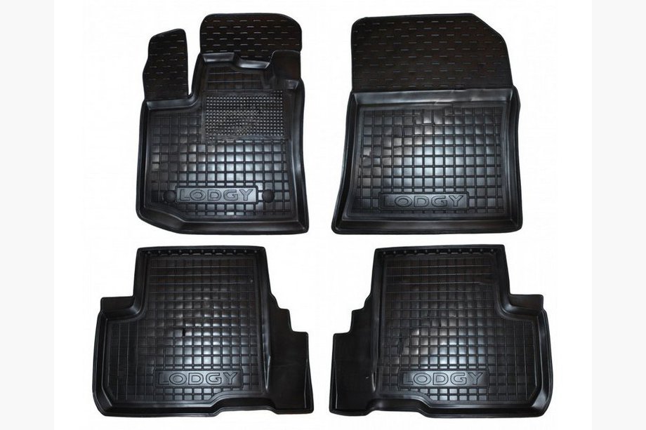 Renault Lodgy 2013–2022 Gummimattor med hög kant (Autogumm) Image