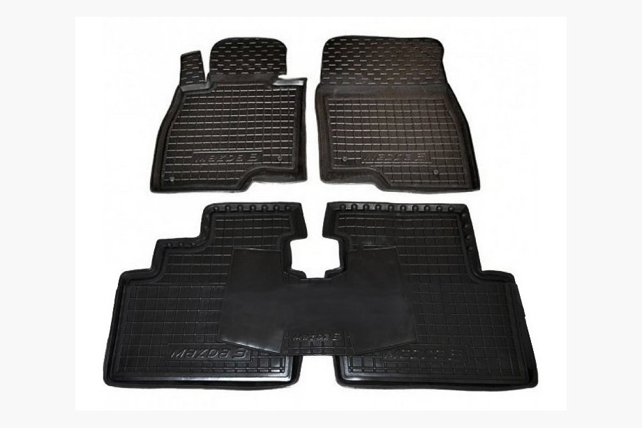 Mazda 3 2013–2019 Gummimattor med hög kant (Autogumm) Image