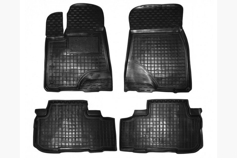 Toyota Highlander 2013–2019 Gummimattor med hög kant (Autogumm) Image