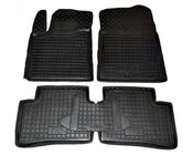 Hyundai I-10 2014–2017 Gummimattor med hög kant (Autogumm) foto 1