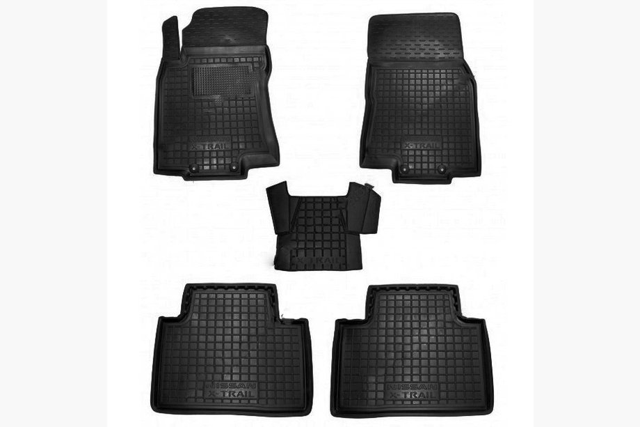 Nissan X-trail T32/Rogue 2014–2021 Gummimattor med hög kant (Autogumm) Image