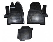 Ford Transit 2014– Gummimattor med kant 1+2 (Autogumm) foto 1