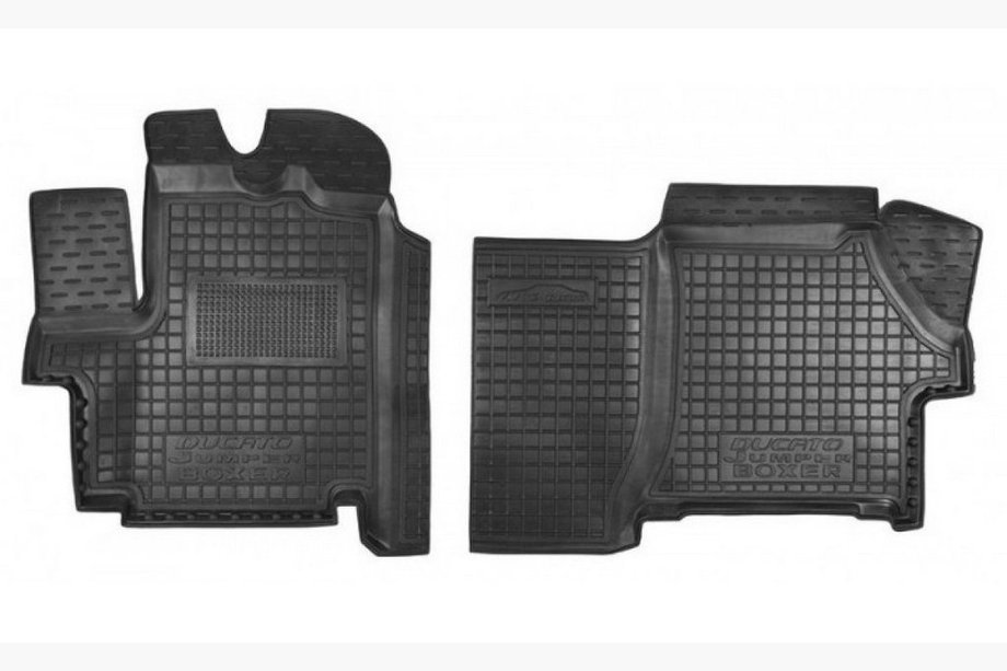 Fiat Ducato 2006–2025 Gummimattor med hög kant (Autogumm) Image