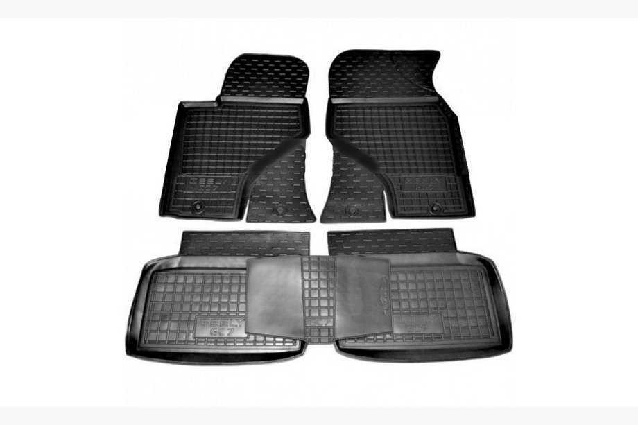 Geely GC-7 2012– Gummimattor med hög kant 2015+ (Autogumm) Image
