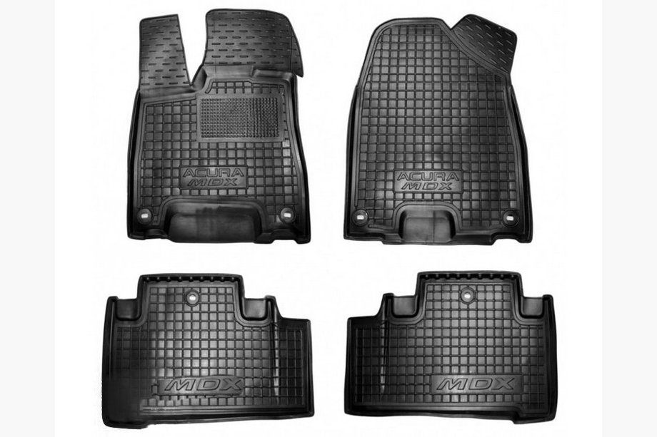 Acura MDX 2013–2020 Gummimattor med hög kant (Autogumm) Image