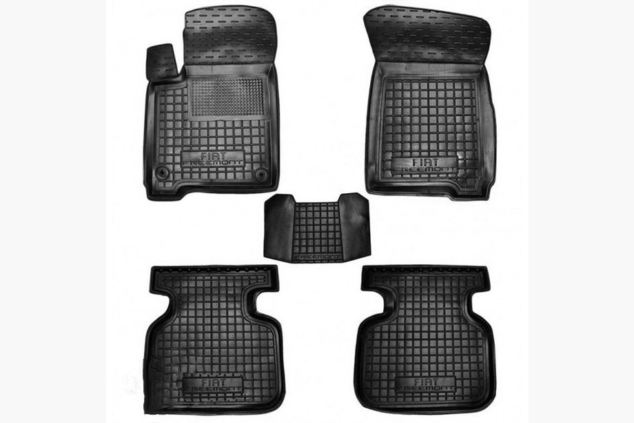 Fiat Freemont 2011–2016 Gummimattor med hög kant (Autogumm) Image