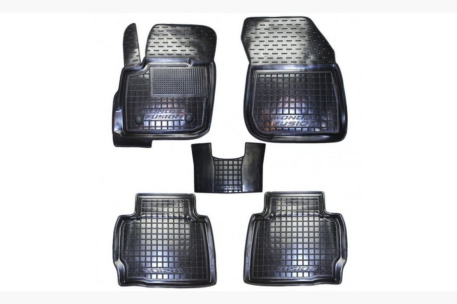 Ford Mondeo 2014–2022 Gummimattor med hög kant (Autogumm) Image