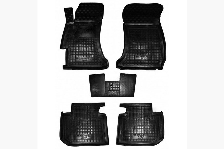 Subaru XV 2011–2017 Gummimattor med hög kant (Autogumm) Image