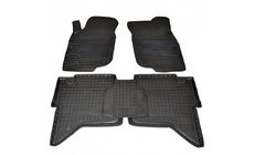 Toyota Hilux 2006–2015 Gummimattor med hög kant (Autogumm) foto 1