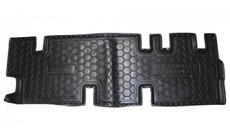 Volkswagen T5 2010–2015 Gummimattor med kant Caravelle 3:e raden med värme (Autogumm) foto 1
