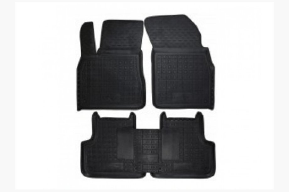 Audi Q7 2015–2026 Gummimattor med hög kant (Autogumm) Image