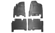 Kia Carnival 2002–2013 Gummimattor med kant АКПП 2006+ första och andra raden (Autogumm) foto 1