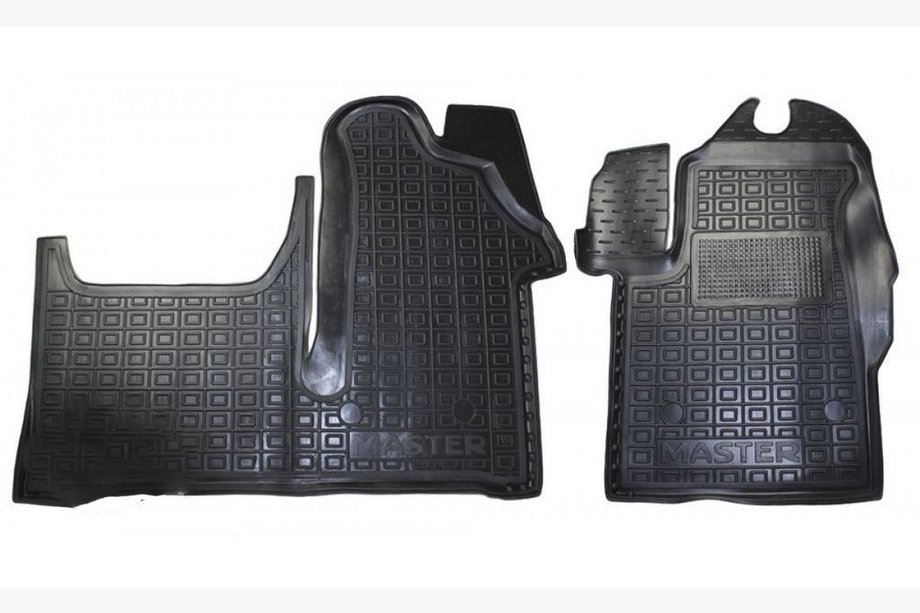 Renault Master 2011–2023 Gummimattor med hög kant (Autogumm) Image