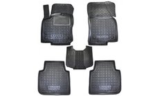 Skoda Kodiaq 2016–2023 Gummimattor med hög kant, 5-sits (Autogumm) foto 1