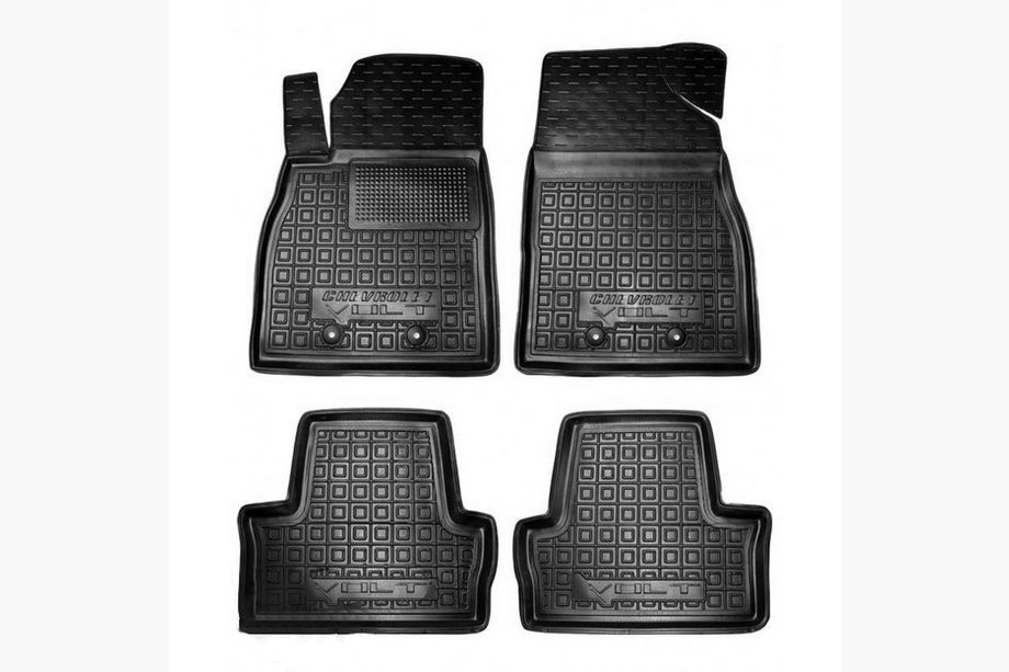 Chevrolet Volt 2010–2016 Gummimattor med hög kant (Autogumm) Image