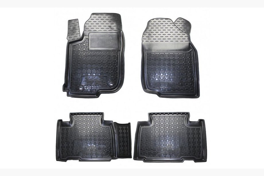 Toyota Rav 4 2013–2018 Gummimattor till kupén med kant 2016+ ДВС (Autogumm) Image