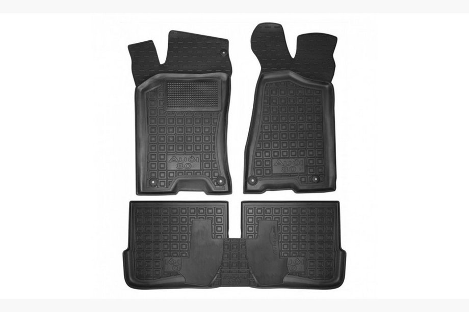 Audi 80/90 1987–1996 Gummimattor med hög kant 1991-1996 (Autogumm) Image