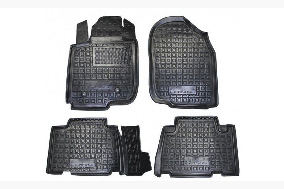 Toyota Rav 4 2006–2013 Gummimattor med hög kant LONG (Autogumm) Image