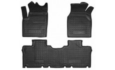 Volkswagen Sharan 1995–2010 Gummimattor med hög kant 1995-2000 5 säten (Autogumm) foto 1