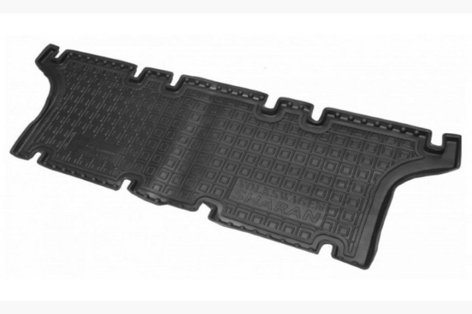 Volkswagen Sharan 1995–2010 Gummimattor med kant 1995-2000 tredje raden (Autogumm) Image