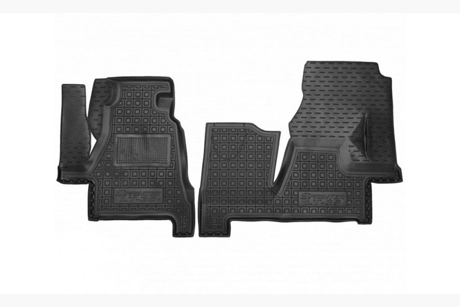 Volkswagen LT 1995–2006 Gummimattor med hög kant (Autogumm) Image