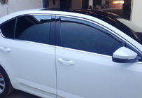 Skoda Octavia III A7 2013–2019 Övre fönsterlister (4 st, rostfritt stål) foto 2