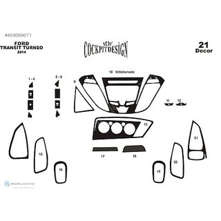 Instrumentpanelskydd Ford Custom 2013–2022 foto 3