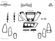 Ford Custom 2013–2022 Instrumentpanelskydd Aluminium foto 3