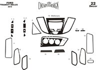 Ford Transit 2014– Instrumentpanelskydd V1 foto 4