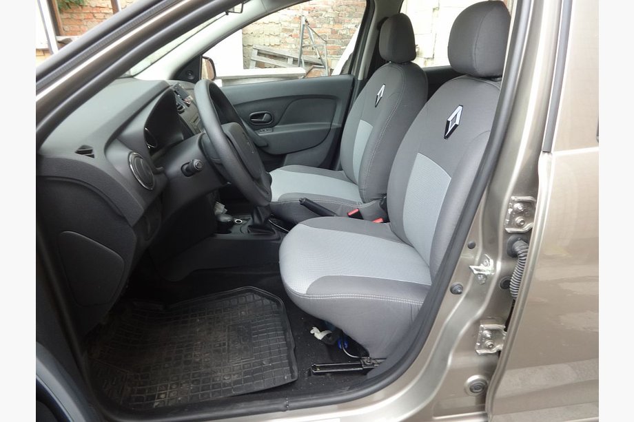 Renault Logan II 2013–2022 Sätesöverdrag (tyg, Classik) Image