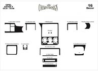 Opel Astra F 1991–1998 Instrumentpanelskydd foto 4