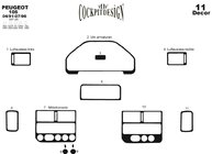 Peugeot 106 1991–2003 Instrumentpanelskydd (1991-1996) foto 3