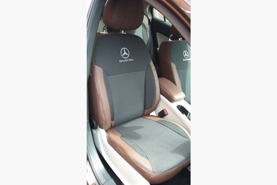Mercedes A-class W176 2012–2018 Sätesöverdrag (konstläder↗tyg, Premium) Image