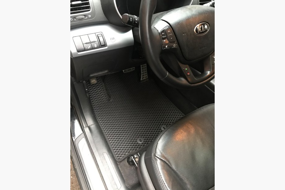 Kia Sorento II XM 2009–2014 Bilmattor 2012-2014 (EVA, svarta) Image