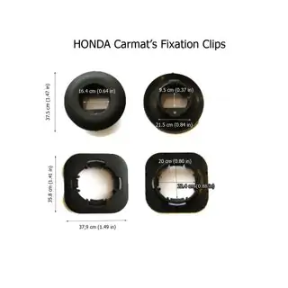 Golvmattclips Honda oval (new) foto 1