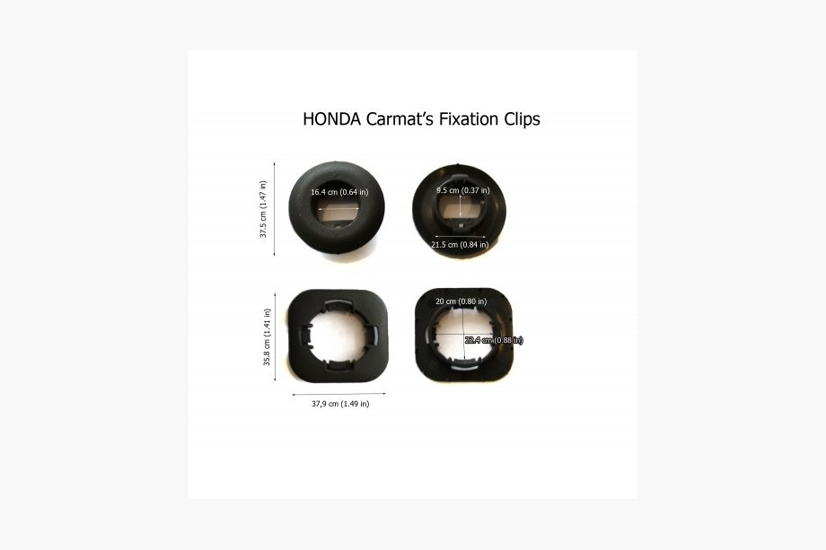 Honda Golvmattclips Honda oval (new) Foto 1